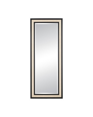 Currey and Company - 1000-0188 - Mirror - Deanna - Ivory / Black