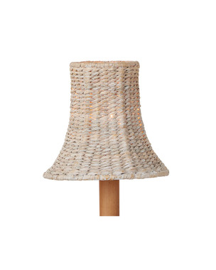 Currey and Company - 0900-0040 - Chandelier Shade - Bell - Whitewash
