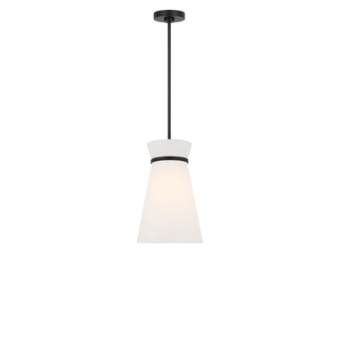 Generation Lighting - GLP1751MBK - One Light Pendant - Fynn - Midnight Black
