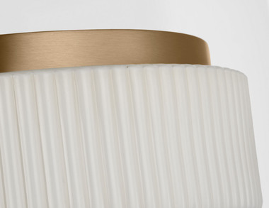 Generation Lighting - GLF1992SB - Two Light Flush Mount - Axira - Satin Brass