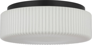 Generation Lighting - GLF1992MBK - Two Light Flush Mount - Axira - Midnight Black