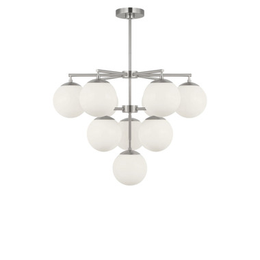 Generation Lighting - GLC18010BN - Ten Light Chandelier - Nube - Brushed Nickel