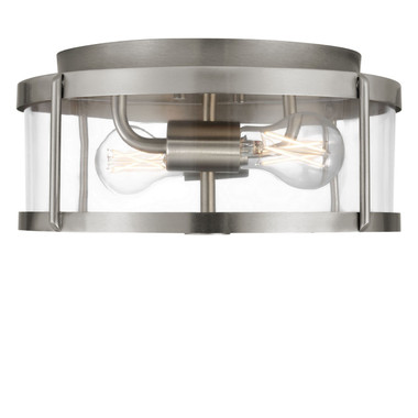 Generation Lighting - GLF1732BN - Two Light Flush Mount - Lumra - Brushed Nickel