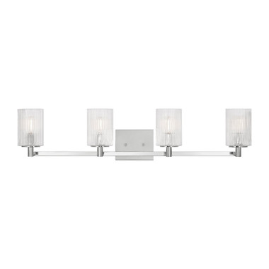 Generation Lighting - GLV1044EN/CH - Four Light Wall / Bath - Lando - Chrome