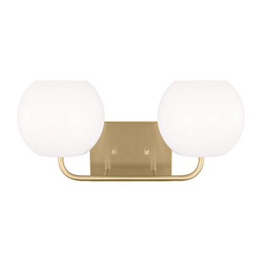 Generation Lighting - GLV1012EN3/SB - Two Light Vanity - Rory - Satin Brass