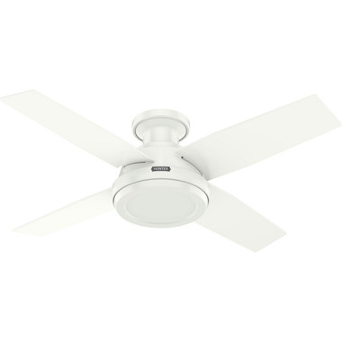 Hunter - 59334 - 44" Ceiling Fan - Dempsey - Fresh White