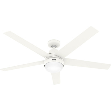 Hunter - 53781 - 60" Ceiling Fan - Aerodyne - Matte White