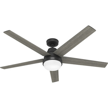 Hunter - 53780 - 60" Ceiling Fan - Aerodyne - Matte Black