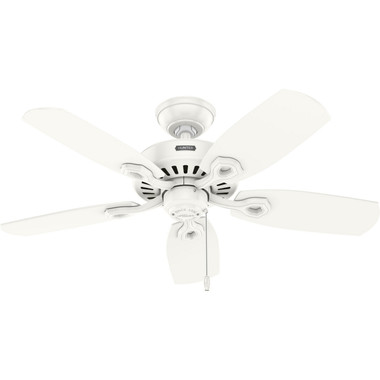 Hunter - 53486 - 42" Ceiling Fan - Builder Elite - Fresh White