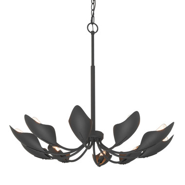 Hunter - 48222 - Ten Light Chandelier - Juneway - Matte Black