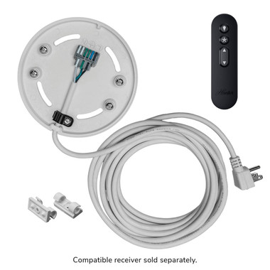 Hunter - 99818 - Universal Mounting System with Remote - Fresh White