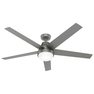 Hunter - 52834 - 60" Ceiling Fan - Aerodyne - Matte Silver