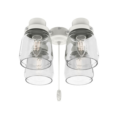 Hunter - 99384 - Four Light Fitter - Original - White