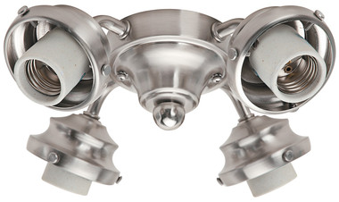 Hunter - 99146 - Four Light Fitter - Fitter - Brushed Nickel
