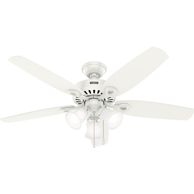 Hunter - 52730 - 52"Ceiling Fan - Builder - Fresh White