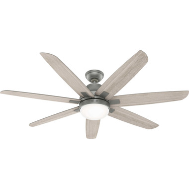 Hunter - 51567 - 60"Ceiling Fan - Wilder - Matte Silver