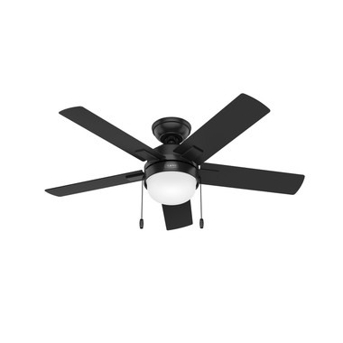 Hunter - 51455 - 44Ceiling Fan - Zeal - Matte Black