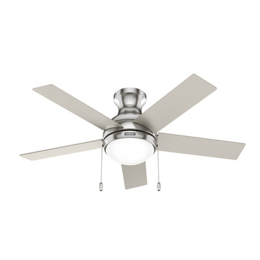 Hunter - 51449 - 44" Ceiling Fan - Aren - Brushed Nickel