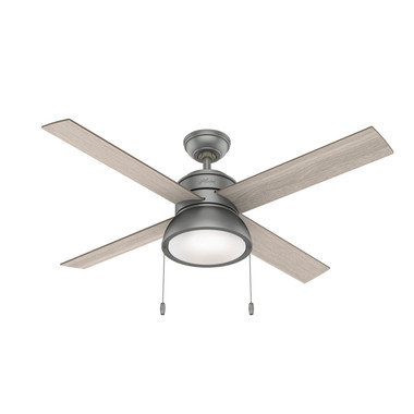 Hunter - 51031 - 52Ceiling Fan - Loki - Matte Silver