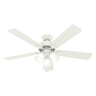 Hunter - 50895 - 52" Ceiling Fan - Swanson - Fresh White