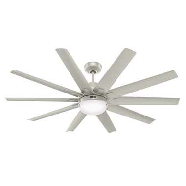 Hunter - 50719 - 60" Ceiling Fan - Overton - Matte Nickel