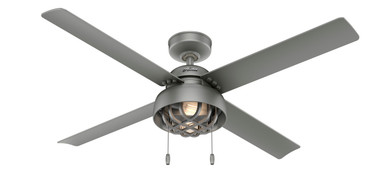 Hunter - 50339 - 52Ceiling Fan - Spring Mill - Matte Silver
