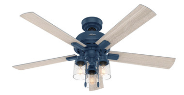 Hunter - 50310 - 52"Ceiling Fan - Hartland - Indigo Blue