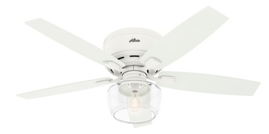 Hunter - 50280 - 52"Ceiling Fan - Bennett - Matte White
