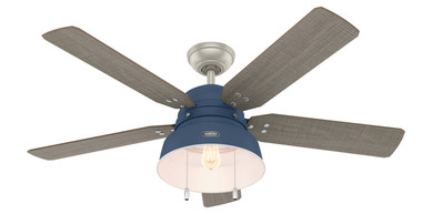 Hunter - 50252 - 52" Ceiling Fan - Mill Valley - Indigo Blue