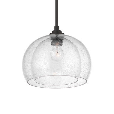 Minka-Lavery - 2725-860 - One Light Convertible Pendant/Semi-Flush Mount - Glint - Dark Bronze