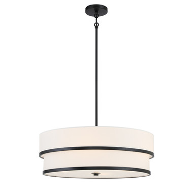 Minka-Lavery - 2445-66A - Four Light Pendant - Cascade - Coal