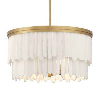 Minka-Lavery - 2079-870 - Nine Light Pendant - Briscade - Painted Legacy Brass