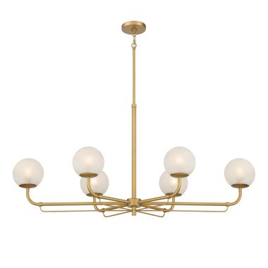 Minka-Lavery - 3796-732 - Six Light Island Pendant - Whitehall - Legacy Brass