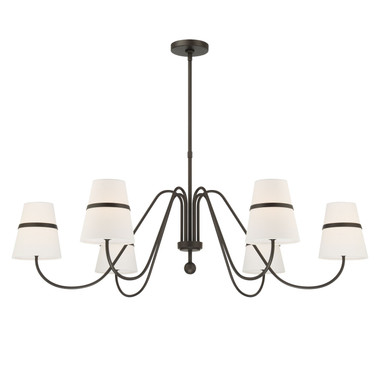 Minka-Lavery - 3736-872 - Six Light Chandelier - Althia - Textured Dark Bronze