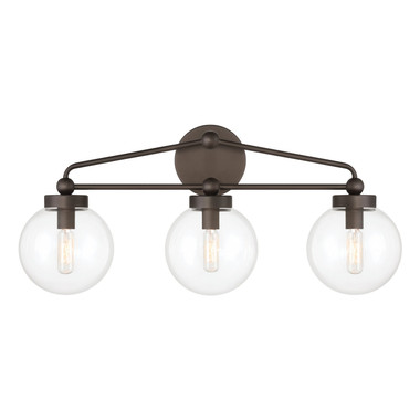 Minka-Lavery - 2973-860 - Three Light Vanity - Stella - Dark Bronze