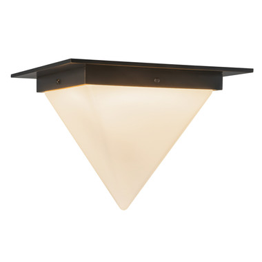 Alora - FM345119UBOP - One Light Flush Mount - Mineral - Urban Bronze/Matte Opal Glass