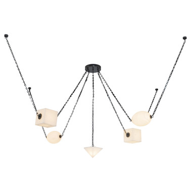 Alora - CH360105UBAR - LED Chandelier - Mineral - Urban Bronze/Alabaster