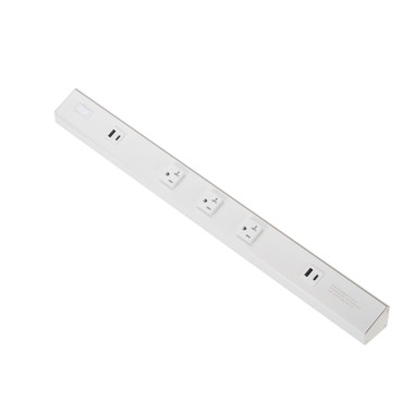 American Lighting - ATOM-120V-24-WH - Power Strip - Power Strip - White