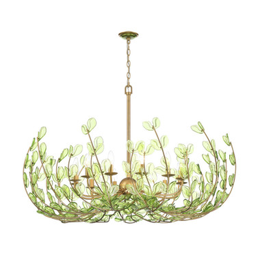 Crystorama - BGT-339-SG-GR - 12 Light Chandelier - Bridget - Soft Gold