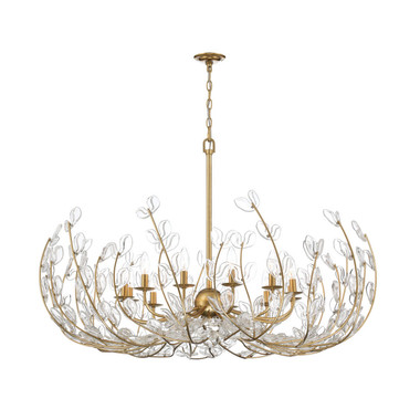 Crystorama - BGT-339-SG-CL - 12 Light Chandelier - Bridget - Soft Gold