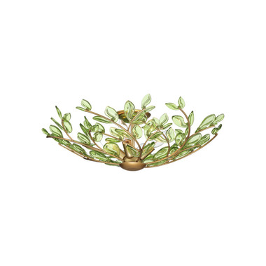 Crystorama - BGT-330-SG-GR - Four Light Semi Flush Mount - Bridget - Soft Gold