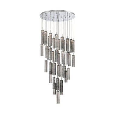 Crystorama - ADD-423-CH-SM - LED Pendant - Addis - Polished Chrome