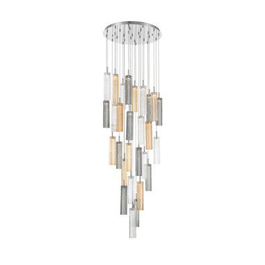 Crystorama - ADD-415-CH-AU - LED Pendant - Addis - Polished Chrome