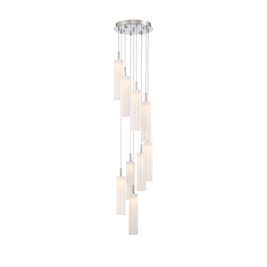 Crystorama - ADD-405-CH-WH - LED Pendant - Addis - Polished Chrome