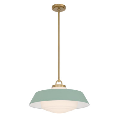 Crystorama - XAN-8009-VG-GR - Three Light Pendant - Xander - Vibrant Gold