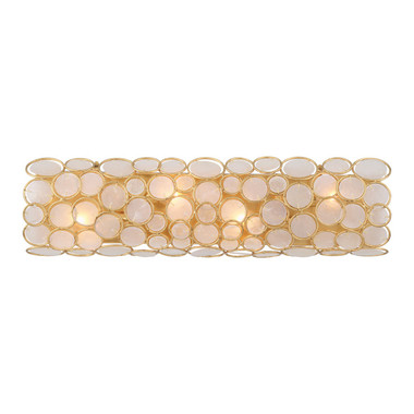 Crystorama - PAL-526-GA - Four Light Bath - Palla - Antique Gold