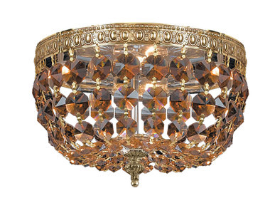 Crystorama - 710-OB-GT-MWP - Two Light Flush Mount - Waltham - Olde Brass