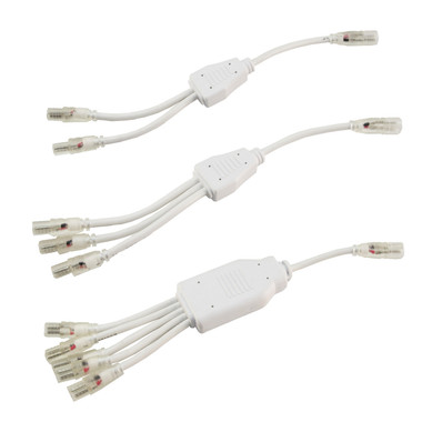 Diode LED - DI-0805-25 - LED Splitter Plug - 3-Way - White