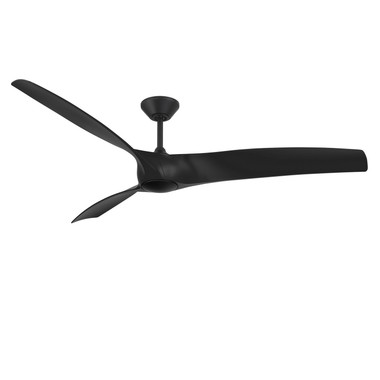 Modern Forms Fans - FR-W2006-72L-MB - 72" Ceiling Fan - Zephyr - Matte Black