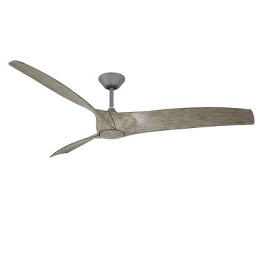 Modern Forms Fans - FR-W2006-72L-GH/WW - 72" Ceiling Fan - Zephyr - Graphite/Weathered Wood